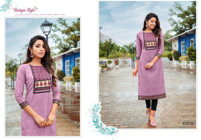 Kapil Trendz Kissmiss Ethnic Wear Wholesale Kurti Collection